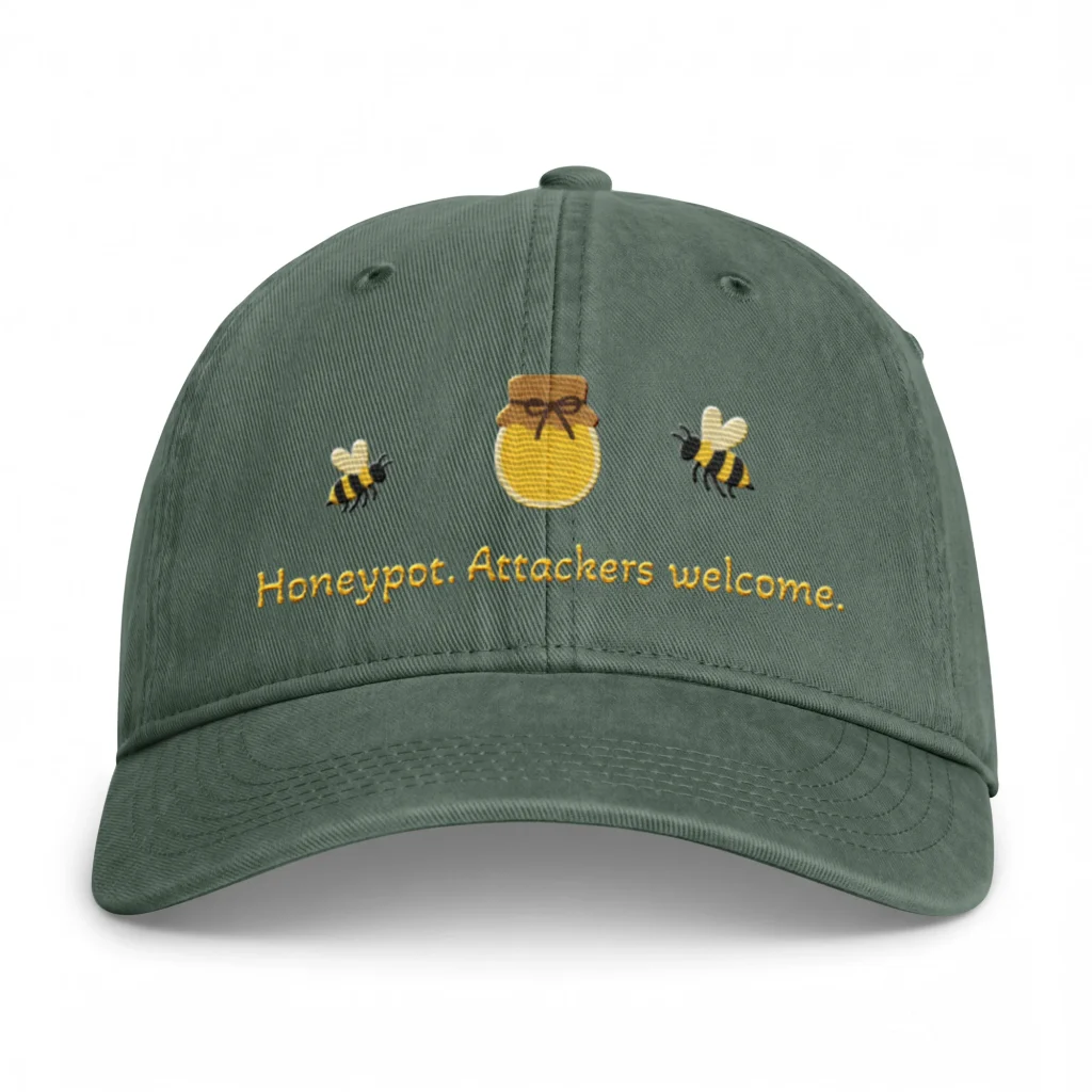 Honeypot Cap Embroidered