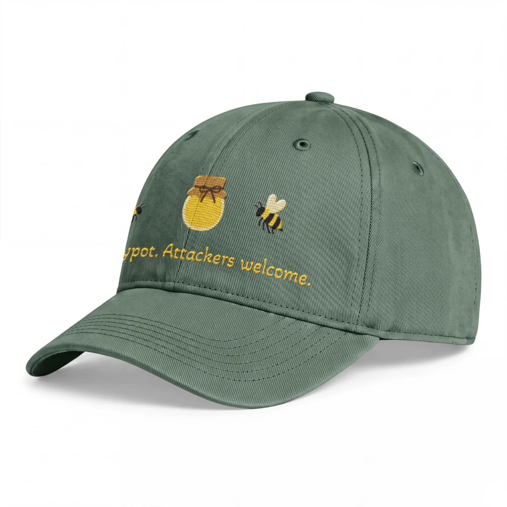 Honeypot Cap Embroidered