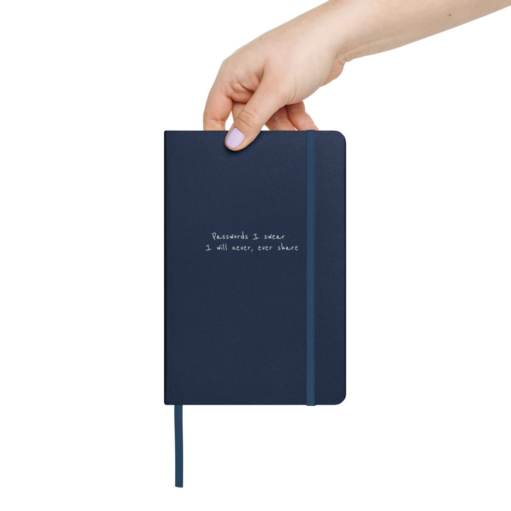 Notitieboek voor Wachtwoorden