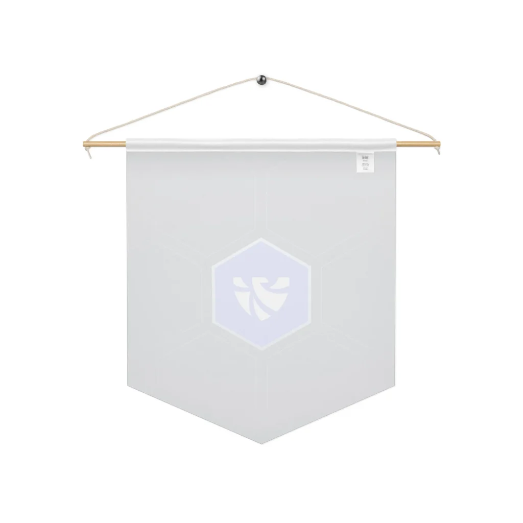 Vallem Honeycomb Emblem Pennant banner