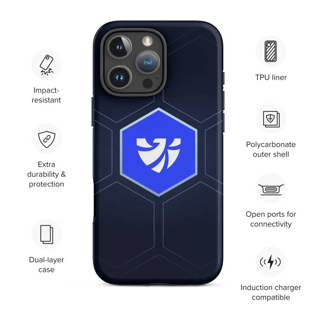Emblem Honeycomb Tough Case for iPhone®