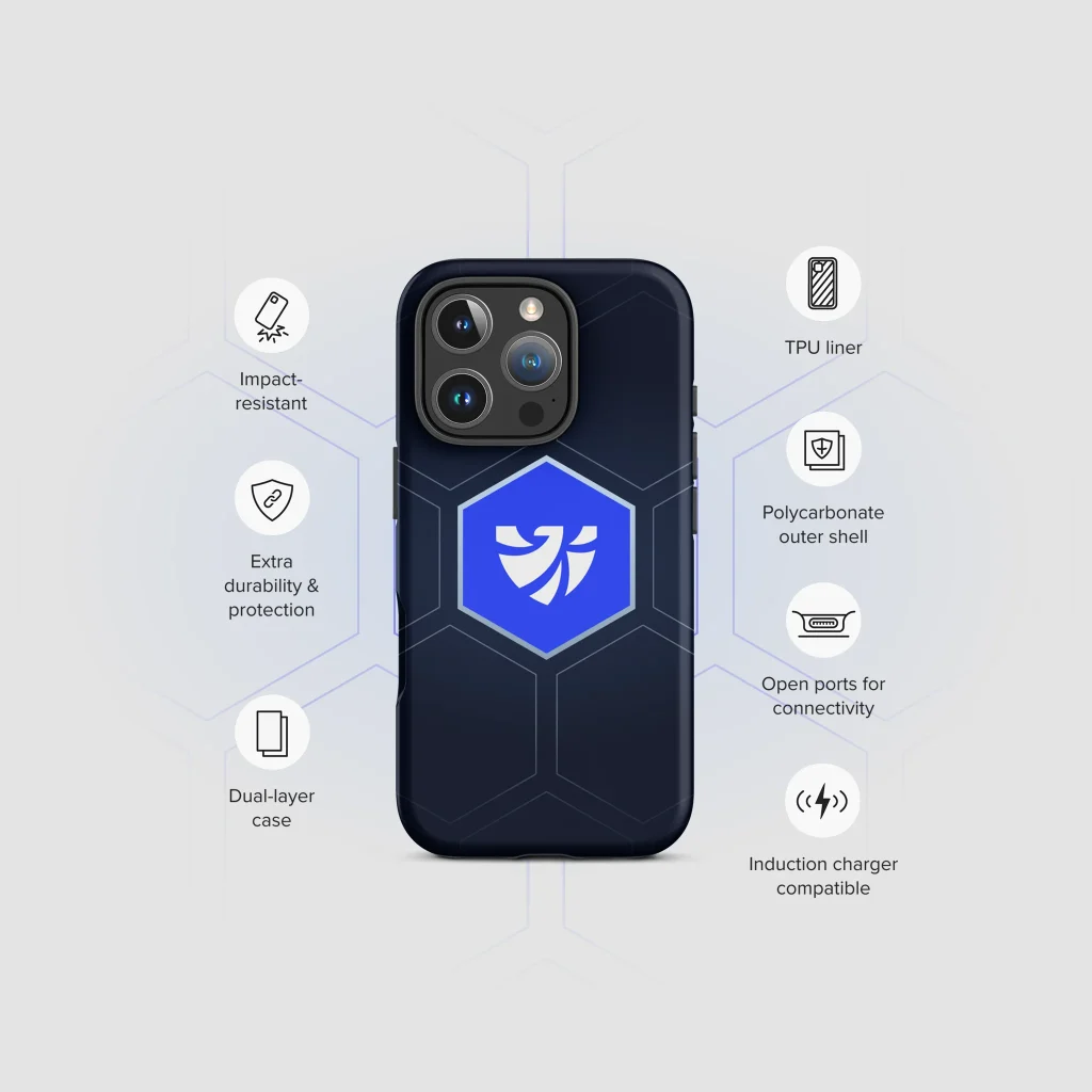 Emblem Honeycomb Tough Case for iPhone®